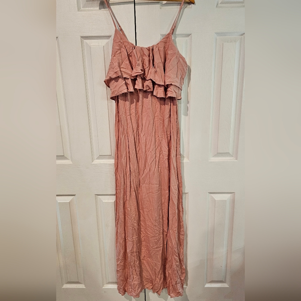 Forever 21 ruffle tier maxi size L